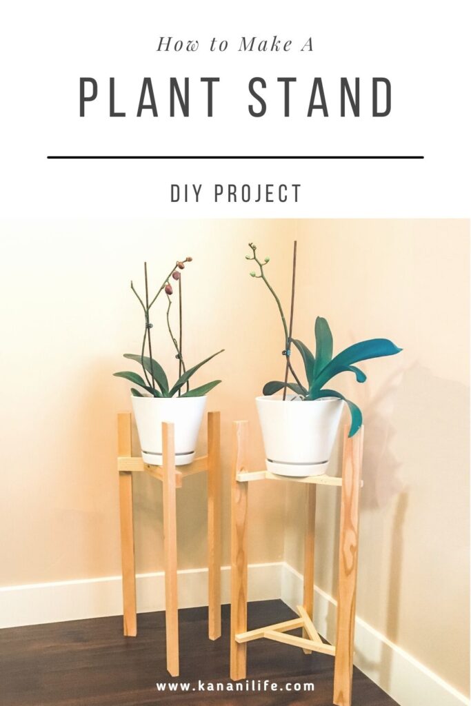 DIY Plant Stand Wooden