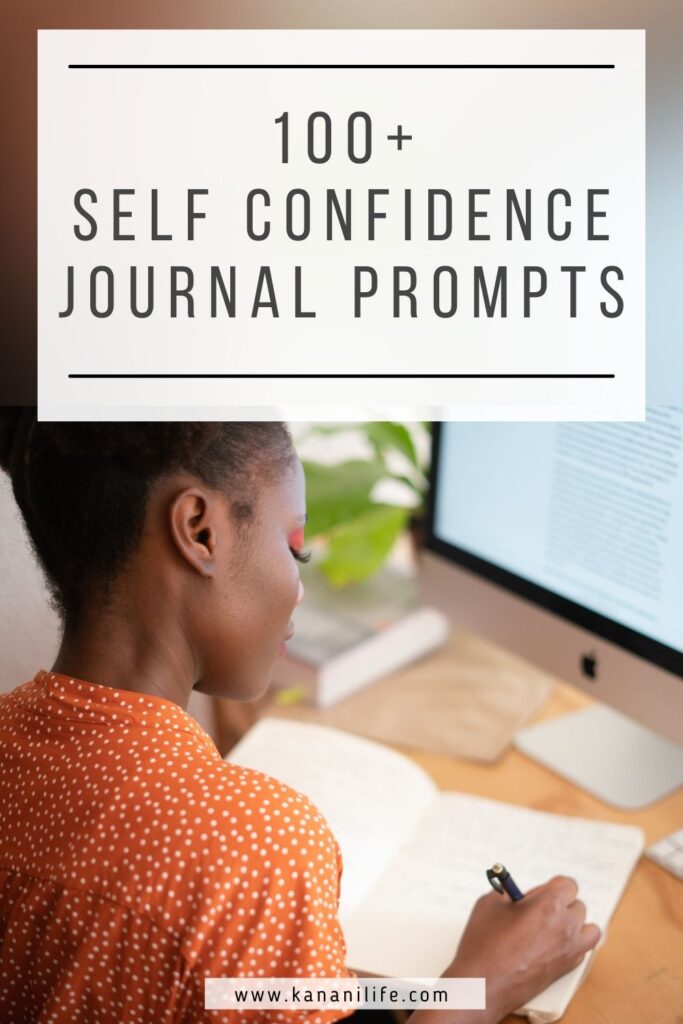 self confidence journal prompts