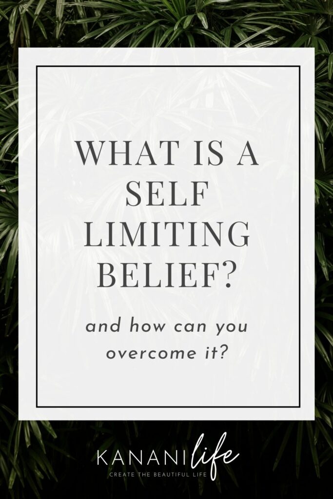 self limiting belief