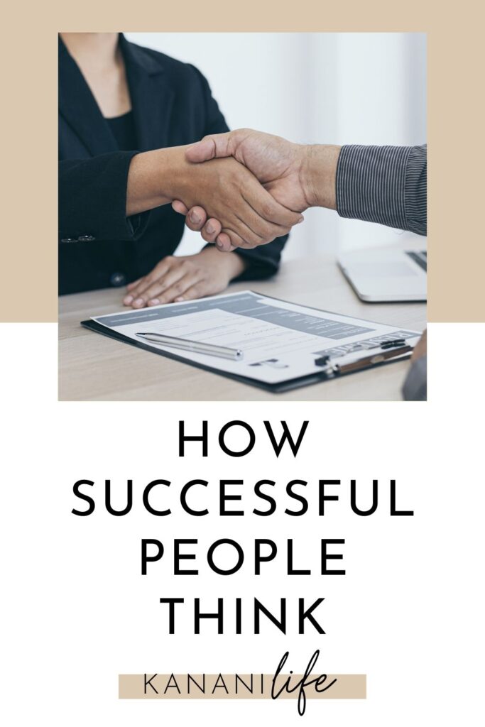 how successful people think