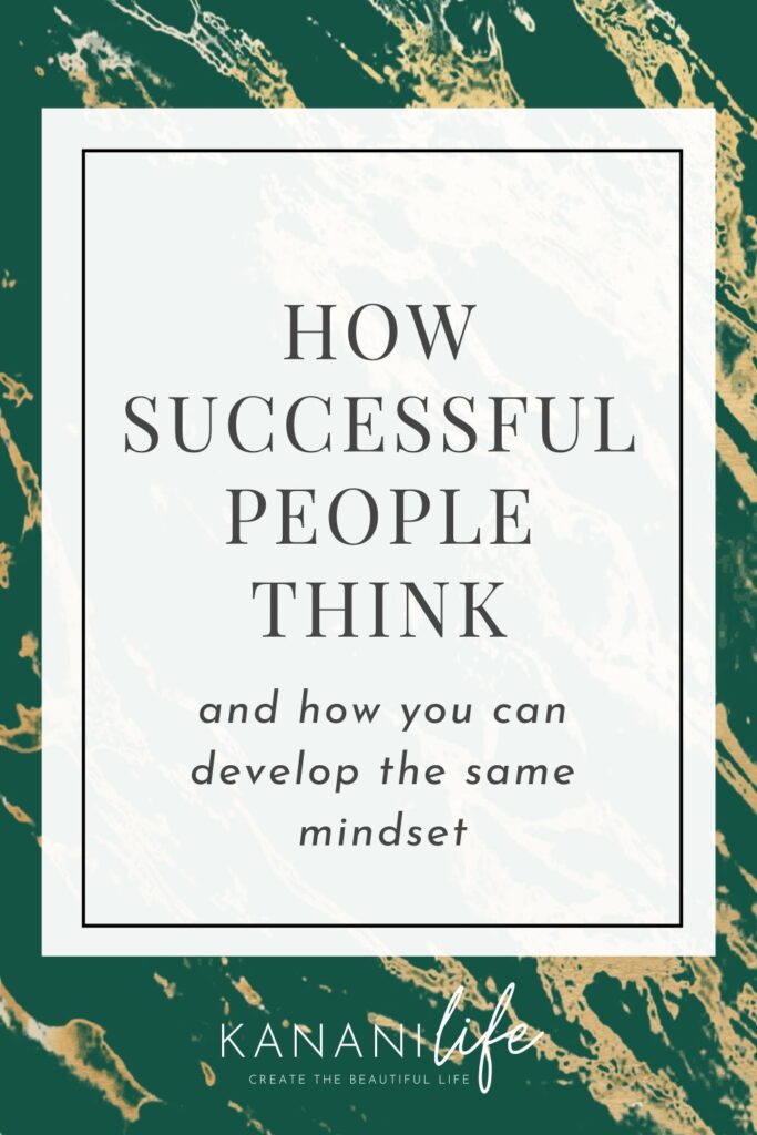 how successful people think with confidence