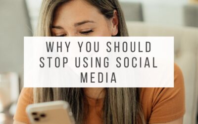 Why You Should Stop Using Social Media 